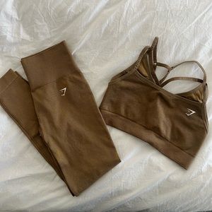 GYMSHARK ADAPT FLECK SEAMLESS bra & pants